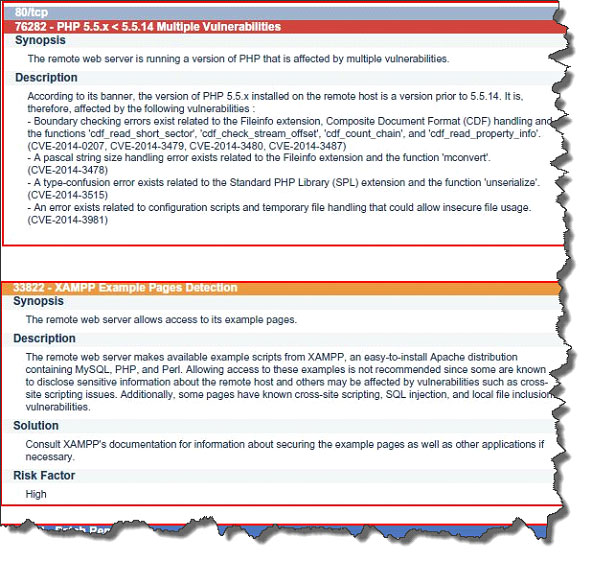 vulnerability assessment report